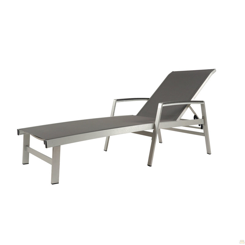 Chaise Lounge, Gray, Gray