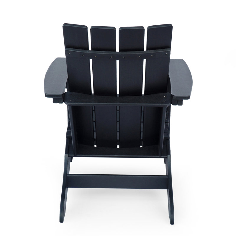 CHAISE ADIRONDack de style transitionnel, Noir