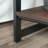 Side Table/Night Stand, Brown Finish