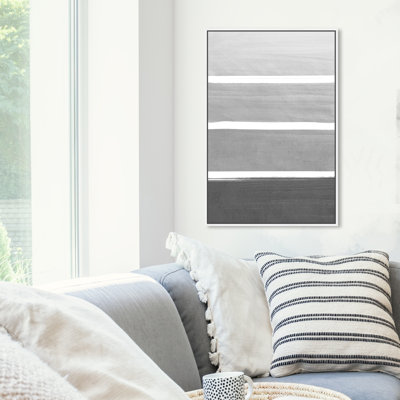 «The Right Shade of Gray», peinture sur toile