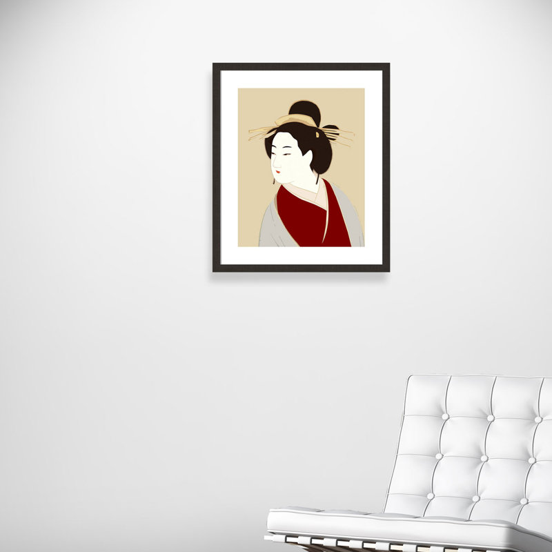 «Aiyah Modern Geisha», impression encadrée