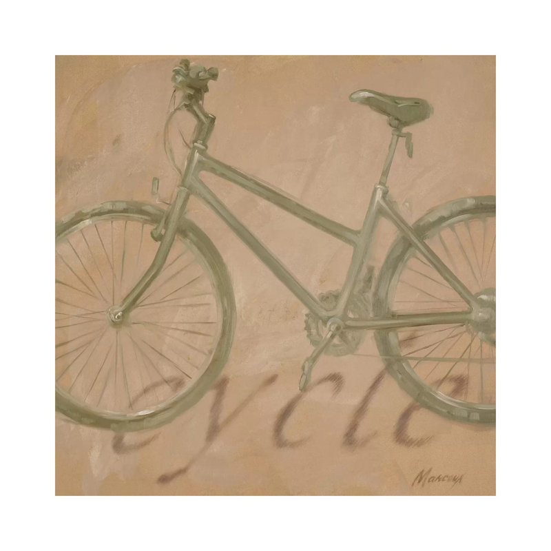 Cycle by Julianne Marcoux - Wrapped Canvas Painting, 30.48 cm H x 30.48 cm W