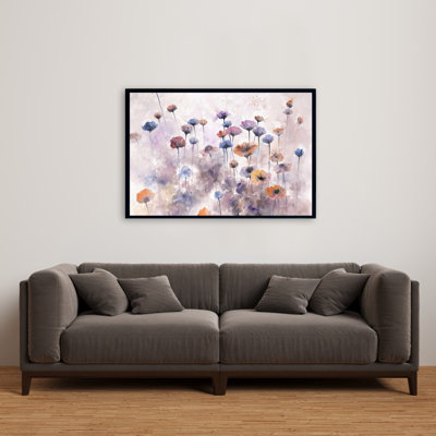 "Petites fleurs sauvages" sur toile