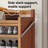 Foldable Shoe Rack For Home - Bamboo Entryway Shoe Organizer With Dust-Proof Curtain, Multi-Layer Design For Easy Storage
