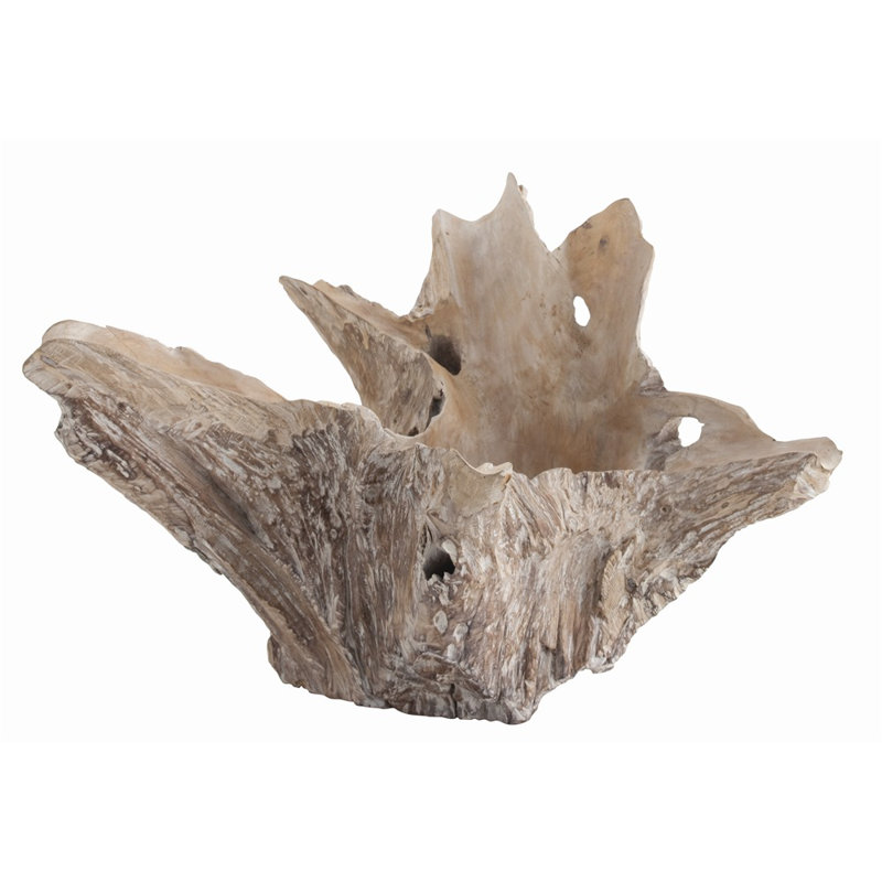Nantucket Wood Decorative Bowl