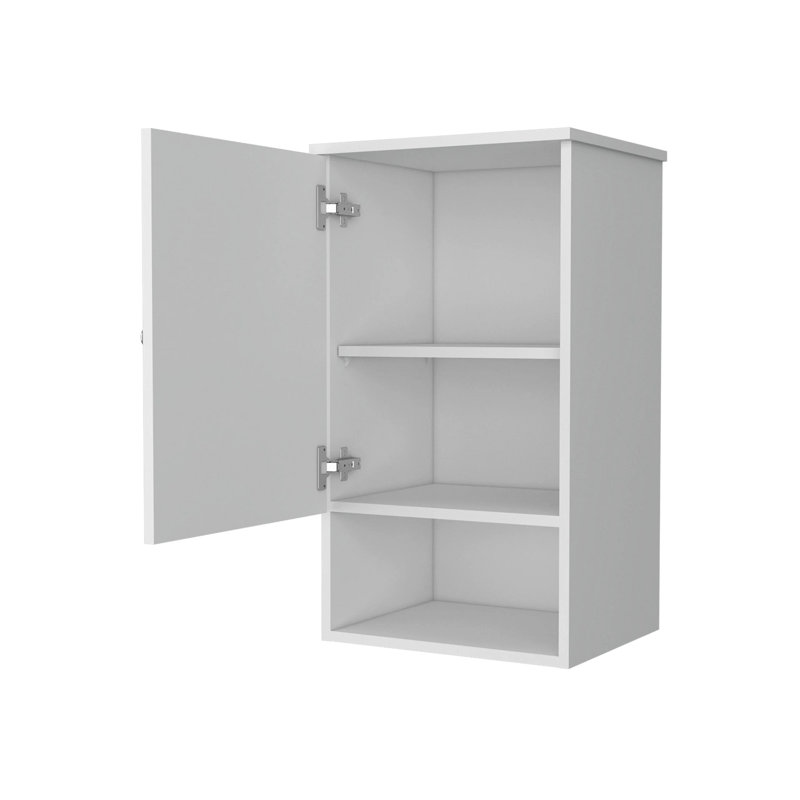 Medicine Cabinet with One Door, White