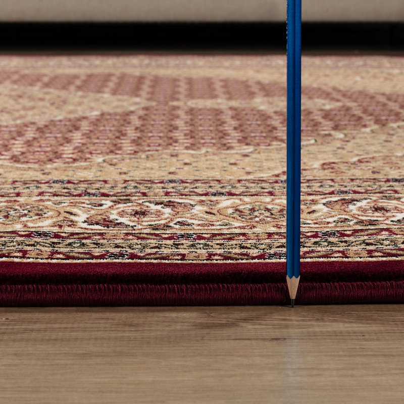 Polypropylène fabriqué à la machine 2 pi Tapis rouge X 3
