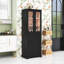 Armoire de rangement pour salle de bain avec tablettes réglables et tiroir-601260304