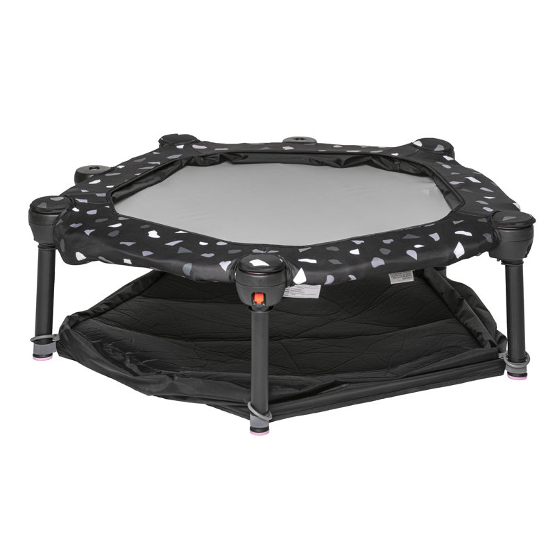 Okeidog 3-in-1 Trampoline - Black - 90 x 90 cm