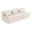 Canapé rembourré avec coussin de dossier-274863624