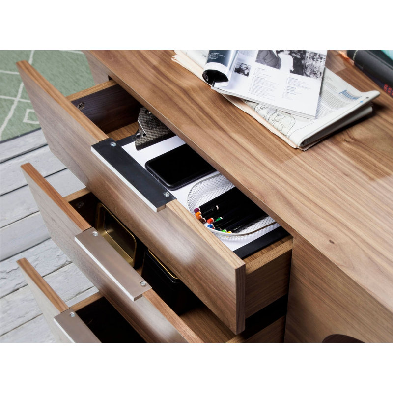 Solid Wood Base Wardrobe Desk