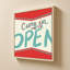 «Retro Open Sign» par Jen Bucheli - Impression sur toile