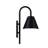Eclipse 19H Outdoor Wall Light in Matte Black