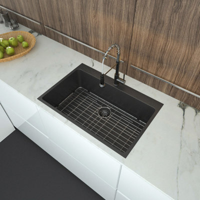 30'' L Single Bowl Stainless Steel Kitchen Sink