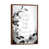 Classic Brown Wood Floater Framed
