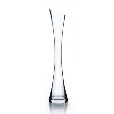 WGV Eiffel Tower Vase, Open 1, Height 20, (Multiple Sizes Choices) Clear  Glass 