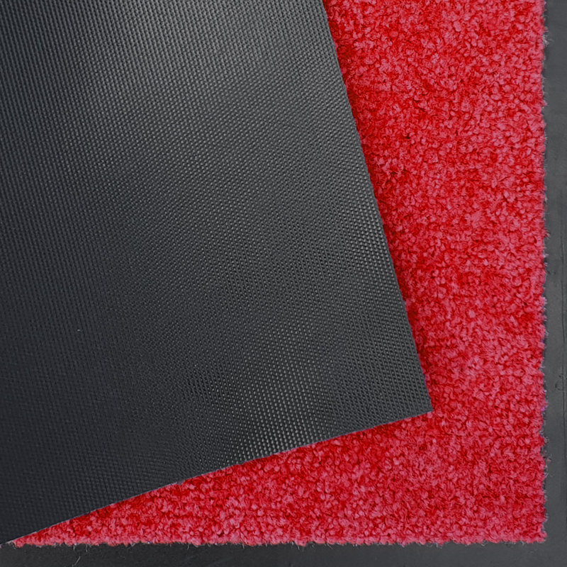 Wash & Clean Doormat, 40cm W x 60cm L, Bordeaux Red