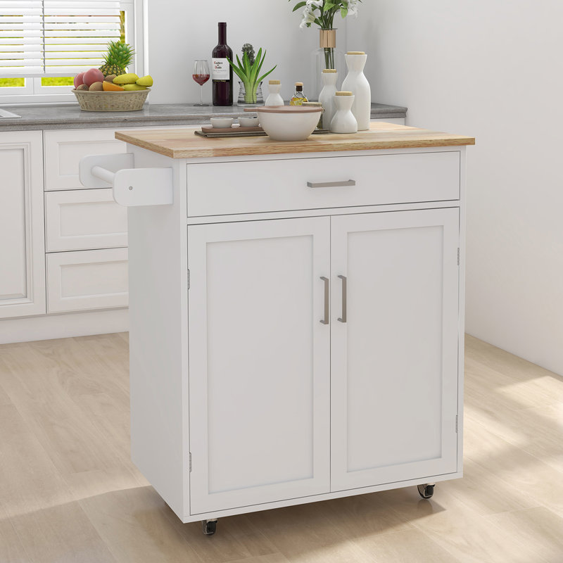 Kiamber Wood Kitchen Cart