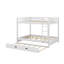 Lit superposé en bois avec lit gigogne-2006766099