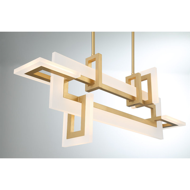 Lustre 1 lumière 15,5 po Inizio, Doré