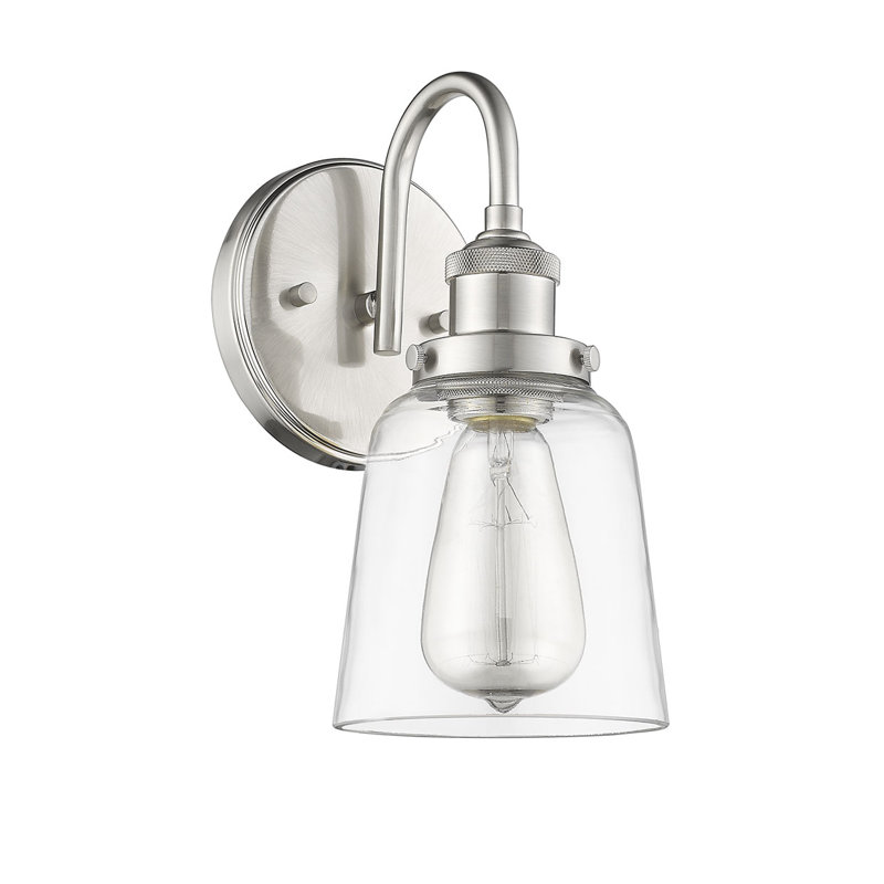 Ceresco Armed Sconce, Nickel