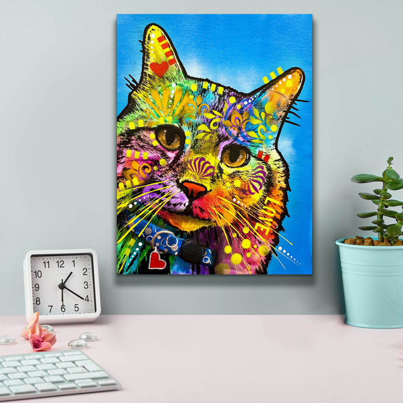 «Thank You For diriger cette fierté» par Dean Russo, art mural sur toile, H 16 po x l 12 po x P 0,75 po