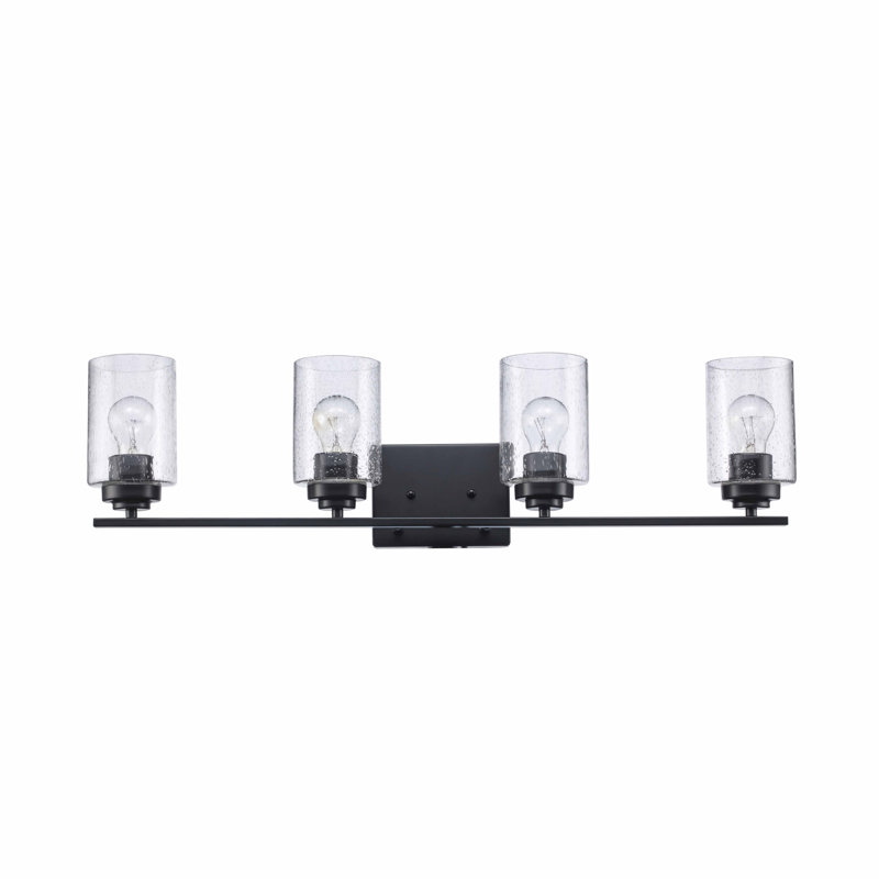 Amoret 4 - Light Dimmable Vanity Light, Black