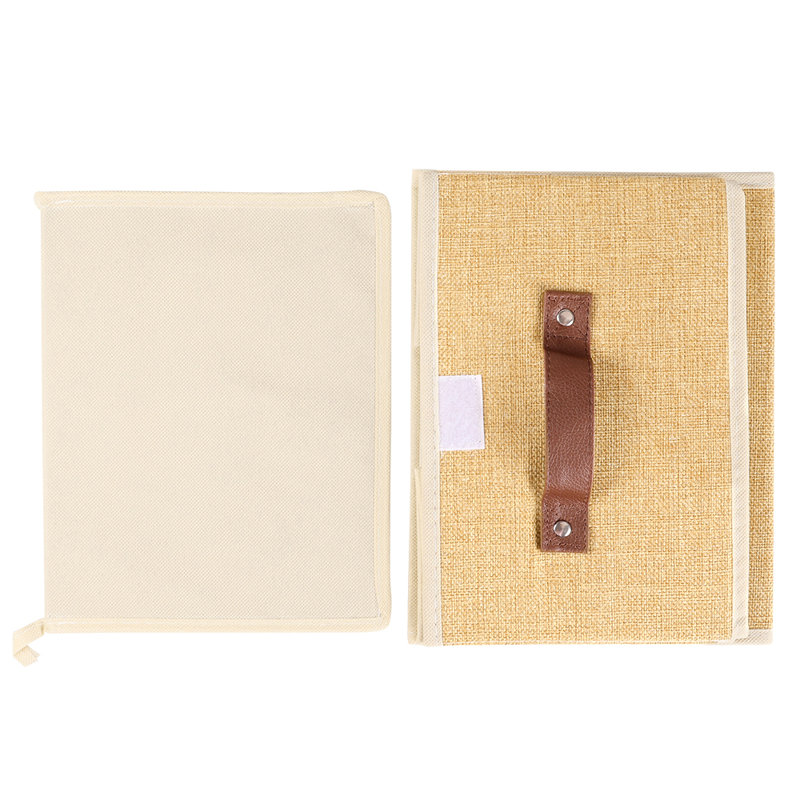 Ensemble de boîtes en tissu, Kaki, H 6,7 po x l 10,2 po x P 7,9 po