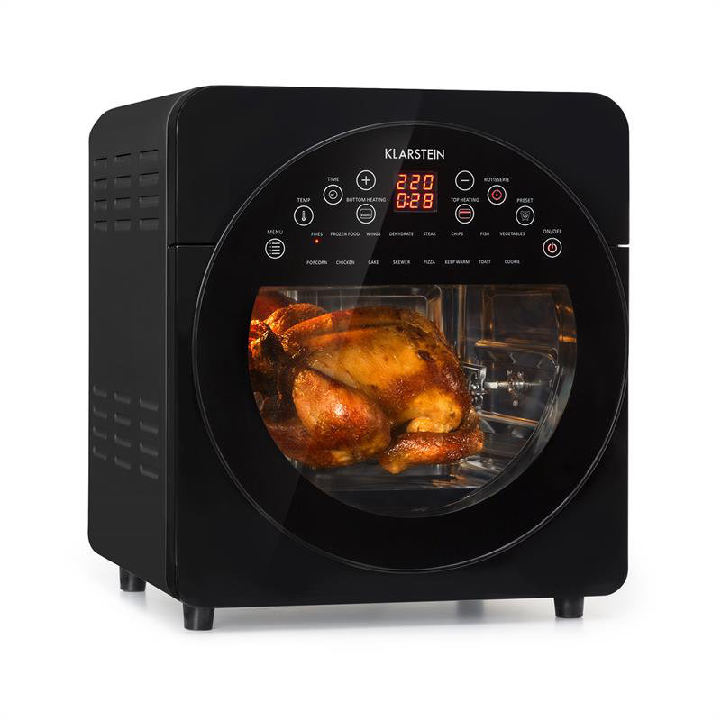 Klarstein 14L Air Fryer Oven, Black