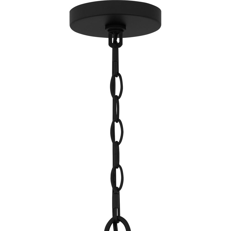 Casius 9-Light Matte Black Chandelier