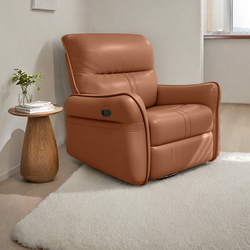 Ergonomic Adjustable Lounge Chair Comfort Durable, Brown