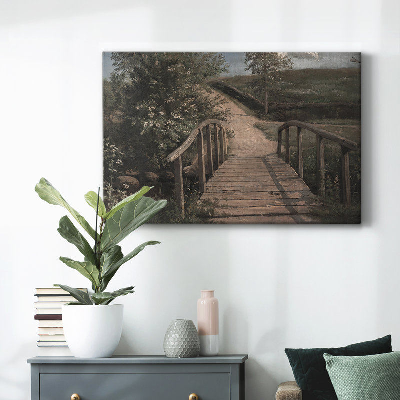 Vintage Landscape-CDXLI, reproduction d'art sur toile, H 13 po x l 19 po
