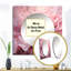 Décoration murale rose spirale tourbillon spirale abstraite-101495883