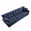 Canapé 3 places avec 2 repose-pieds-595198828