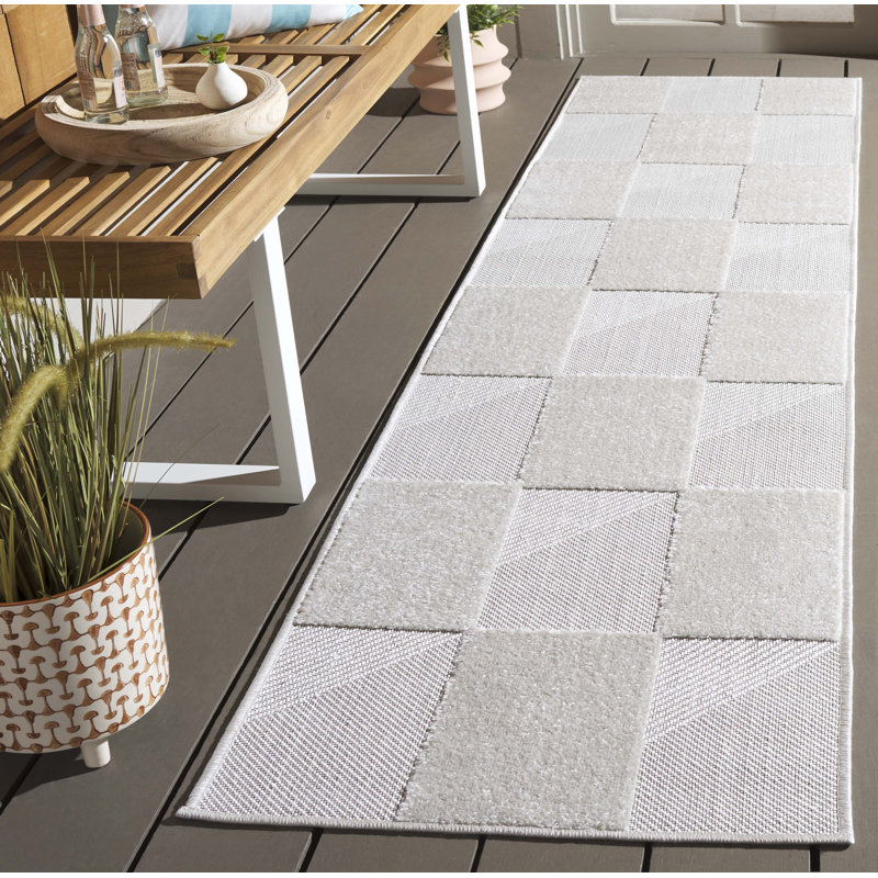 Keylani Performance Geometric Rug, Runner 2' x 8'