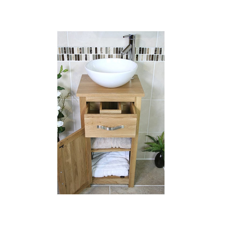 Cowie 401mm Single Bathroom Vanity with Vessel Ceramic Basin