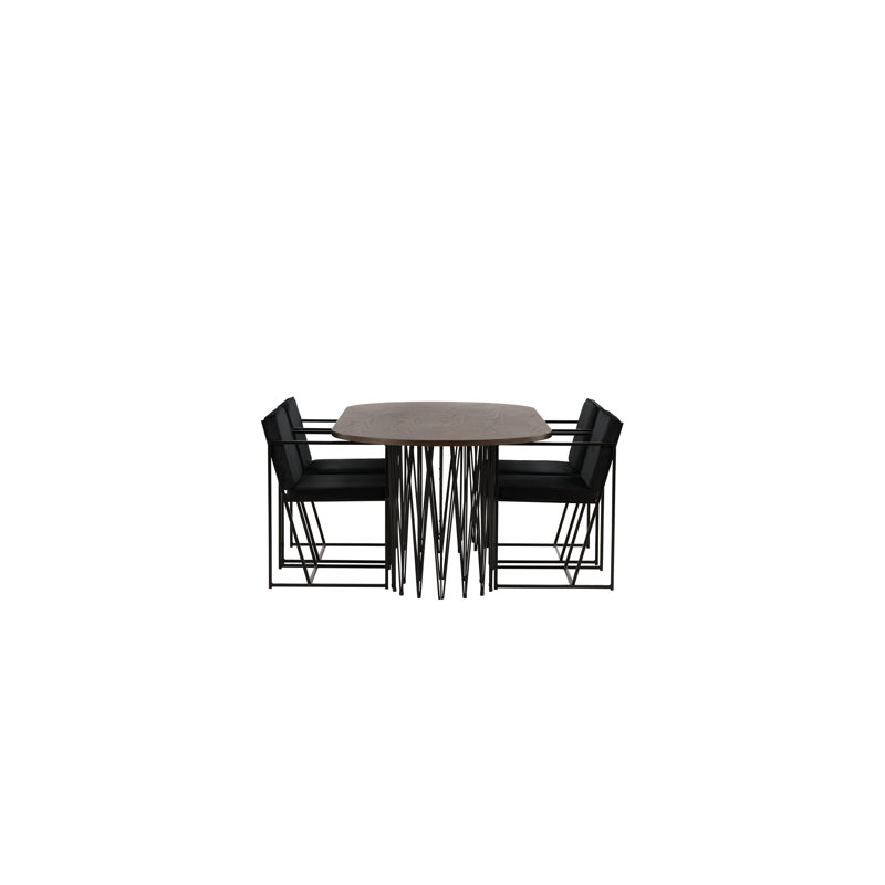 Audrieanna 4 - Person Dining Set