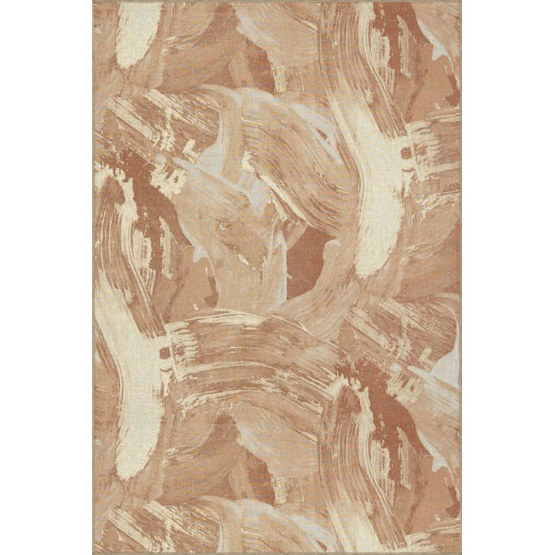 Tapis lavable brossé à motifs tissés, Rectangle 2 pi 4 po x 4 pi