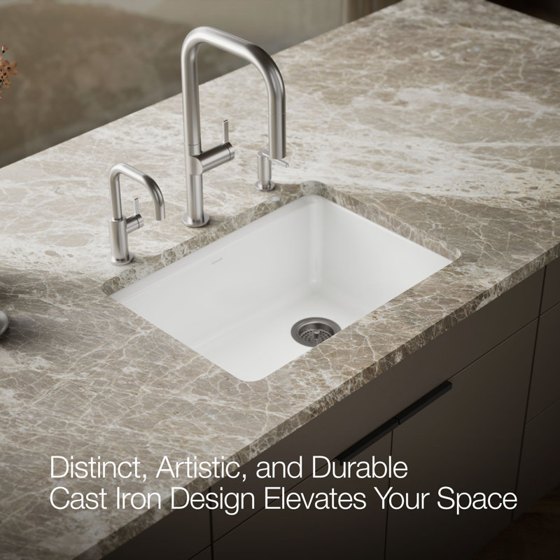 Riverby 27" Undermount Single-Bowl Workstation Kitchen Sink, White