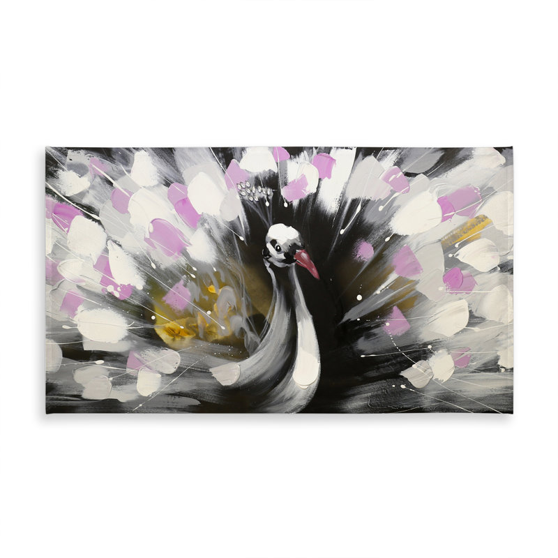 Beautiful Spotted Peacock Tablecloth | Exotic Home Decor