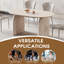 Table de salle à manger extensible en bois, table de cuisine ovale moderne avec un design à deux piliers élégant, parfait pour la salle à manger et le rassemblement, multifonctionnel et peu encombrant, salon et salle à manger.