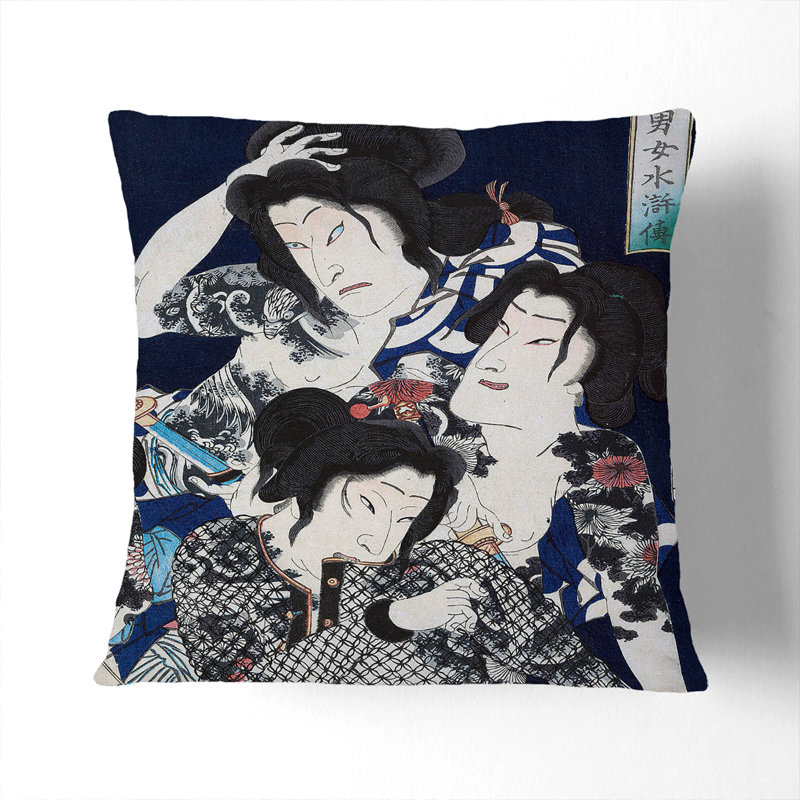 Square Throw Cushion, 40cm H x 40cm W x 15cm D, Stone