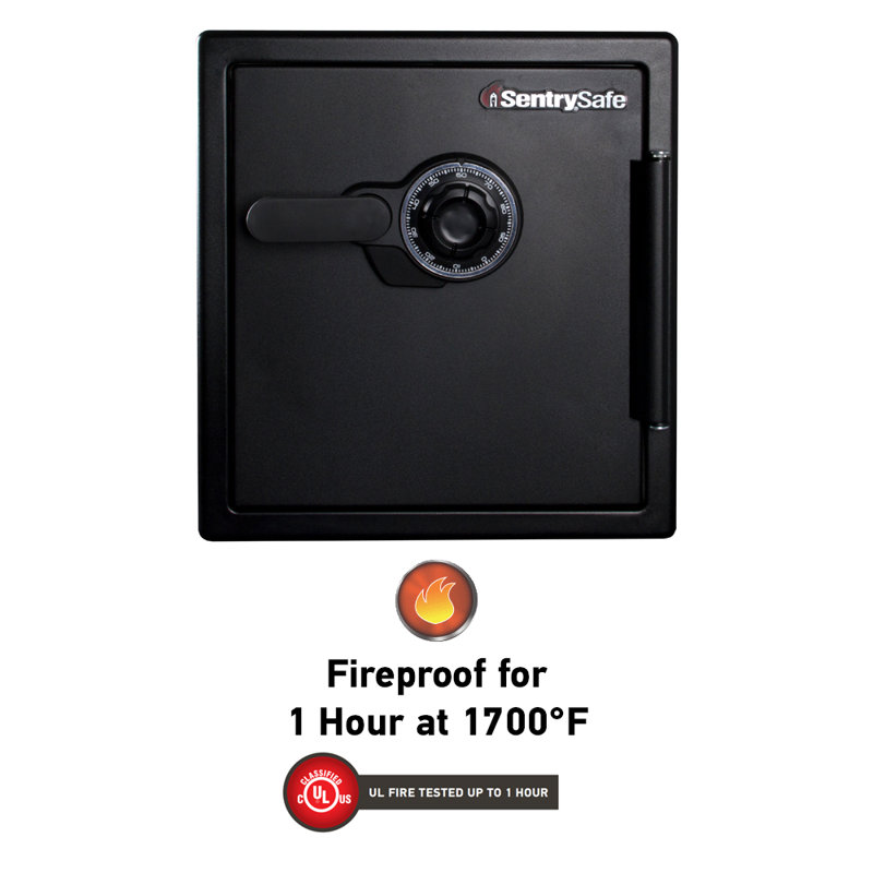 SentrySafe Fire/Water Combination Safe 1.23 CuFt with Dial Lock