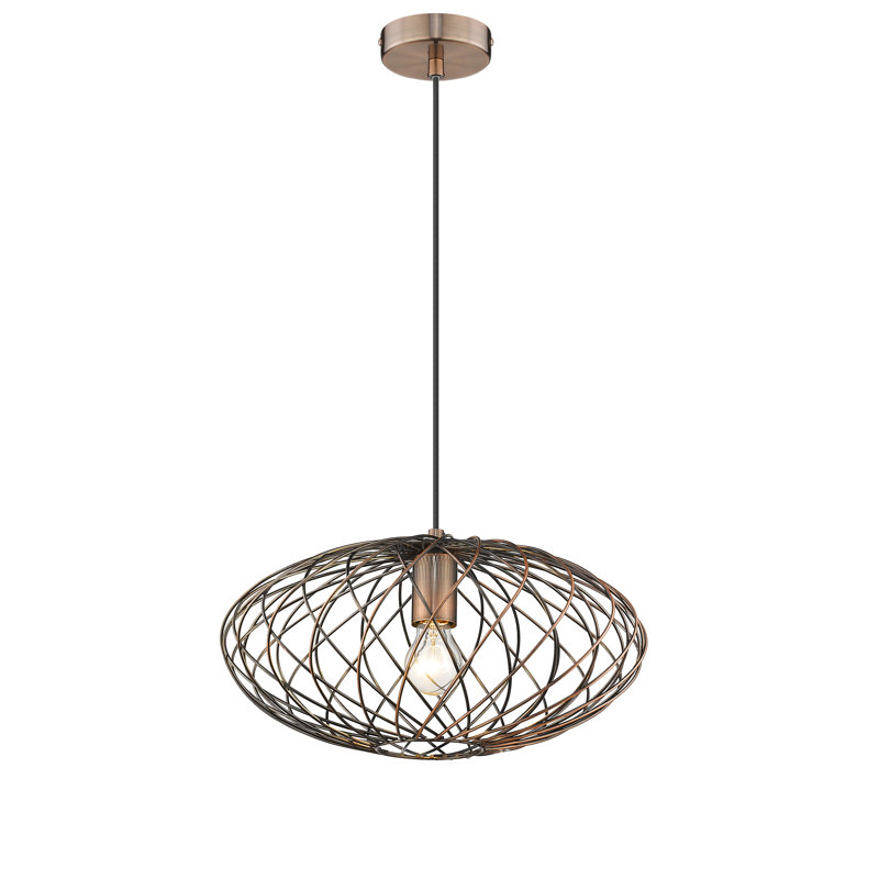 Sumner 1 - Light Copper Geometric Pendant