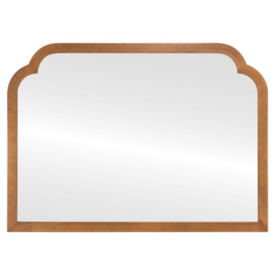 Miroir de cheminée encadré