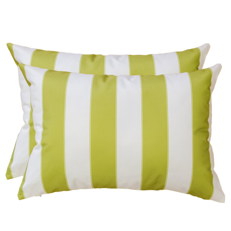 Josephine Outdoor Rectangular Pillow Cover & Insert, Lime