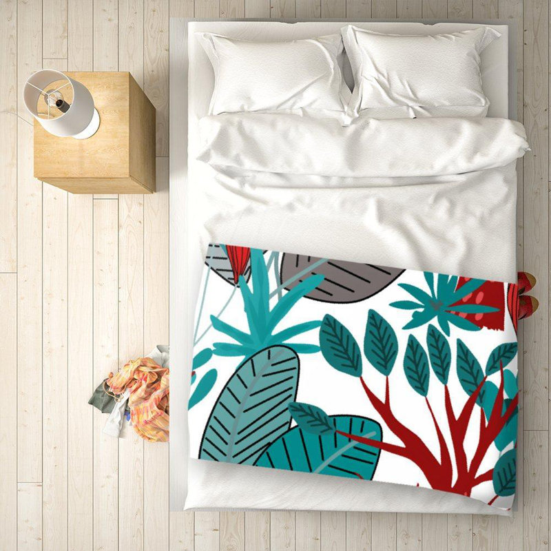 Elmina Plain Weave / Muslin Throw Blanket