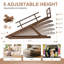 Rampe pour chien, rampe pliable réglable pour lit, canapé, rampe pour véhicule-598884654