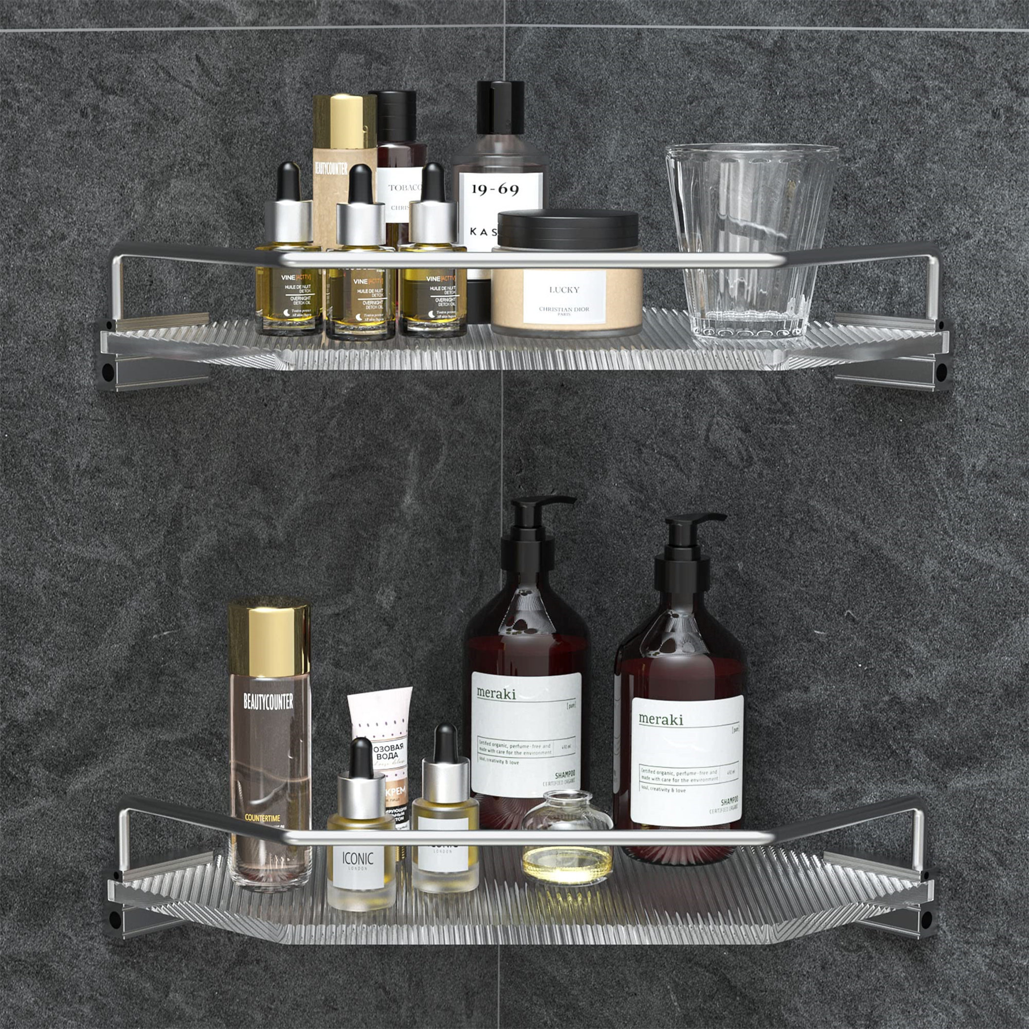 Mylika Shower Shelf Rebrilliant Finish: Silver