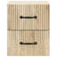 34.5cm W Manufactured Wood Bedside Table-1337334738